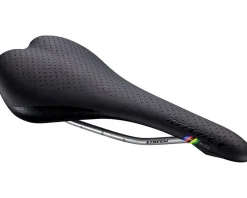 Ritchey WCS Streem Saddle (Black) (Titanium Rails) (132mm)