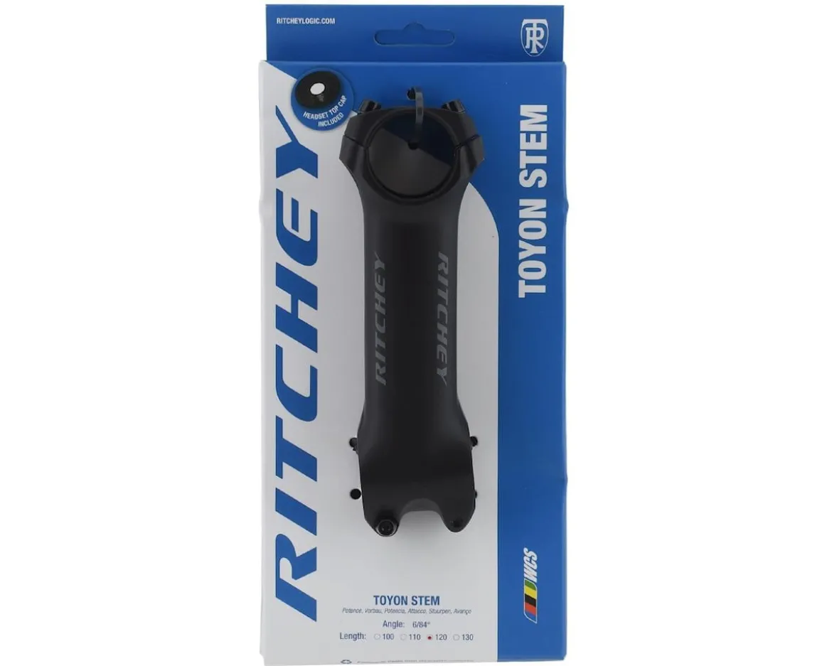 Ritchey WCS Toyon Stem w/ Top Cap (Matte Black) (31.8mm) (120mm) (6°)