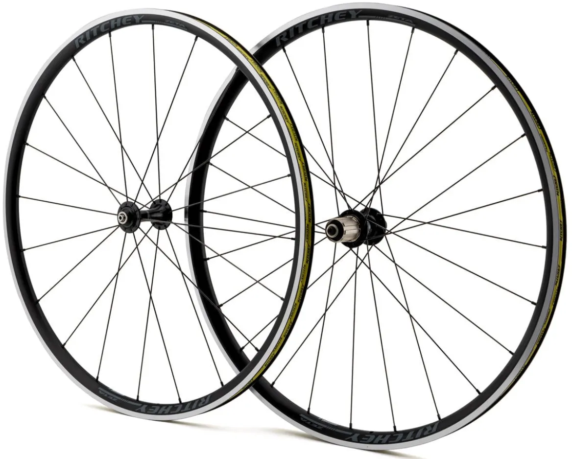 Ritchey Comp Zeta Rim Brake Wheelset (Black) (Shimano HG 11/12) (QR x 100, QR x 130mm) (700c) (Tubeless)