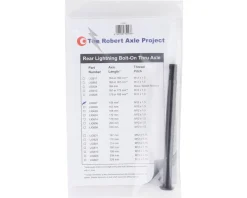 Robert Axle Project Lightning Bolt-on Rear Axle (Black) (159mm) (M12 x 1.5)