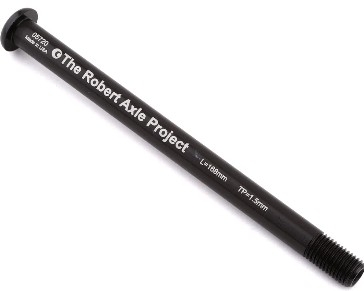 Robert Axle Project Lightning Bolt-on Rear Axle (Black) (168mm) (M12 x 1.5)