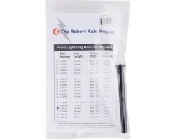 Robert Axle Project 12mm Front Lightning Bolt Thru Axle (Black) (120mm) (M12 x 1.5)