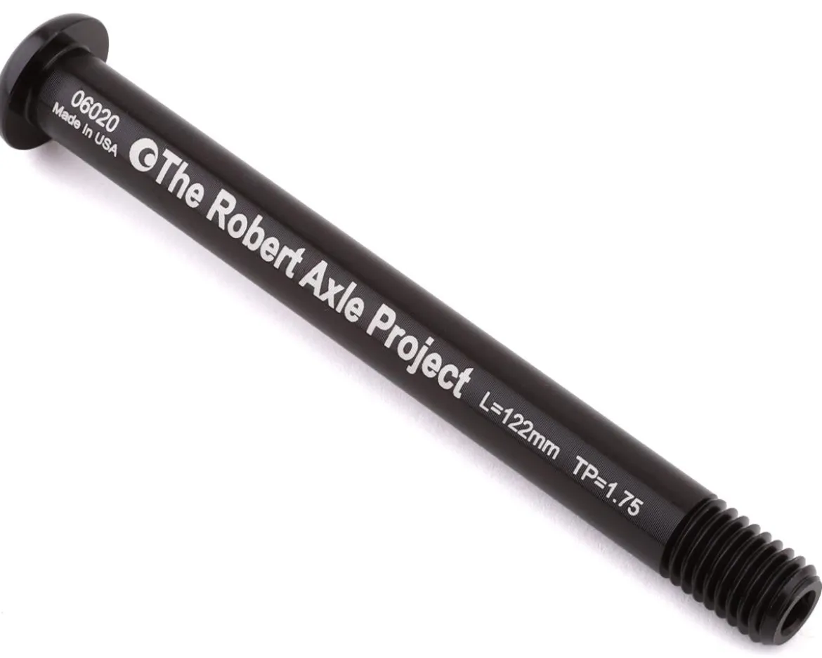 Robert Axle Project 12mm Front Lightning Bolt Thru Axle (Black) (122mm) (M12 x 1.75)