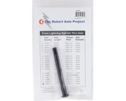 Robert Axle Project 12mm Front Lightning Bolt Thru Axle (Black) (122mm) (M12 x 1.75)