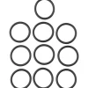 RockShox Dropper Post External O-Ring for Inner SealHead (10 Pack) (Reverb/Reverb Stealth A2-B1)