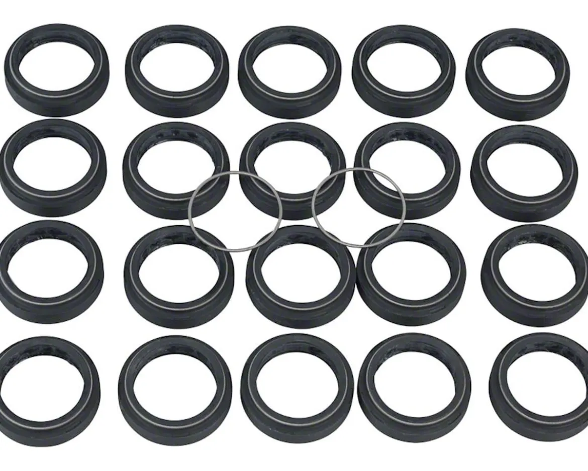 RockShox Dust Seals (35mm Flangeless SKF) (Black) (20 Pack) (Pike/Lyrik B1/Yari/BoXXer/Domain Dual Crown)