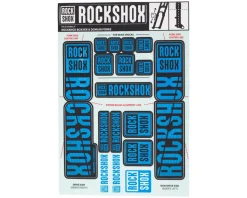 RockShox Fork Decal Kit (Blue) (For BoXXER and Domain Forks)