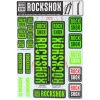 RockShox Fork Decal Kit (Green) (For RS-1 and forks with 30/32mm Upper Tubes)