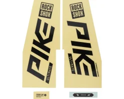 RockShox Fork Decal Kit (Gloss Black/Silver) (Pike Ultimate) (27.5"/29")