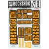 RockShox Fork Decal Kit (Orange) (For BoXXER and Domain Forks)