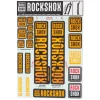 RockShox Fork Decal Kit (Orange) (For RS-1 and forks with 30/32mm Upper Tubes)