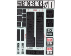RockShox Fork Decal Kit (Stealth Black) (For RS-1 and forks with 30/32mm Upper Tubes)