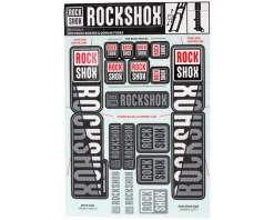 RockShox Fork Decal Kit (White) (For BoXXer and Domain Forks)