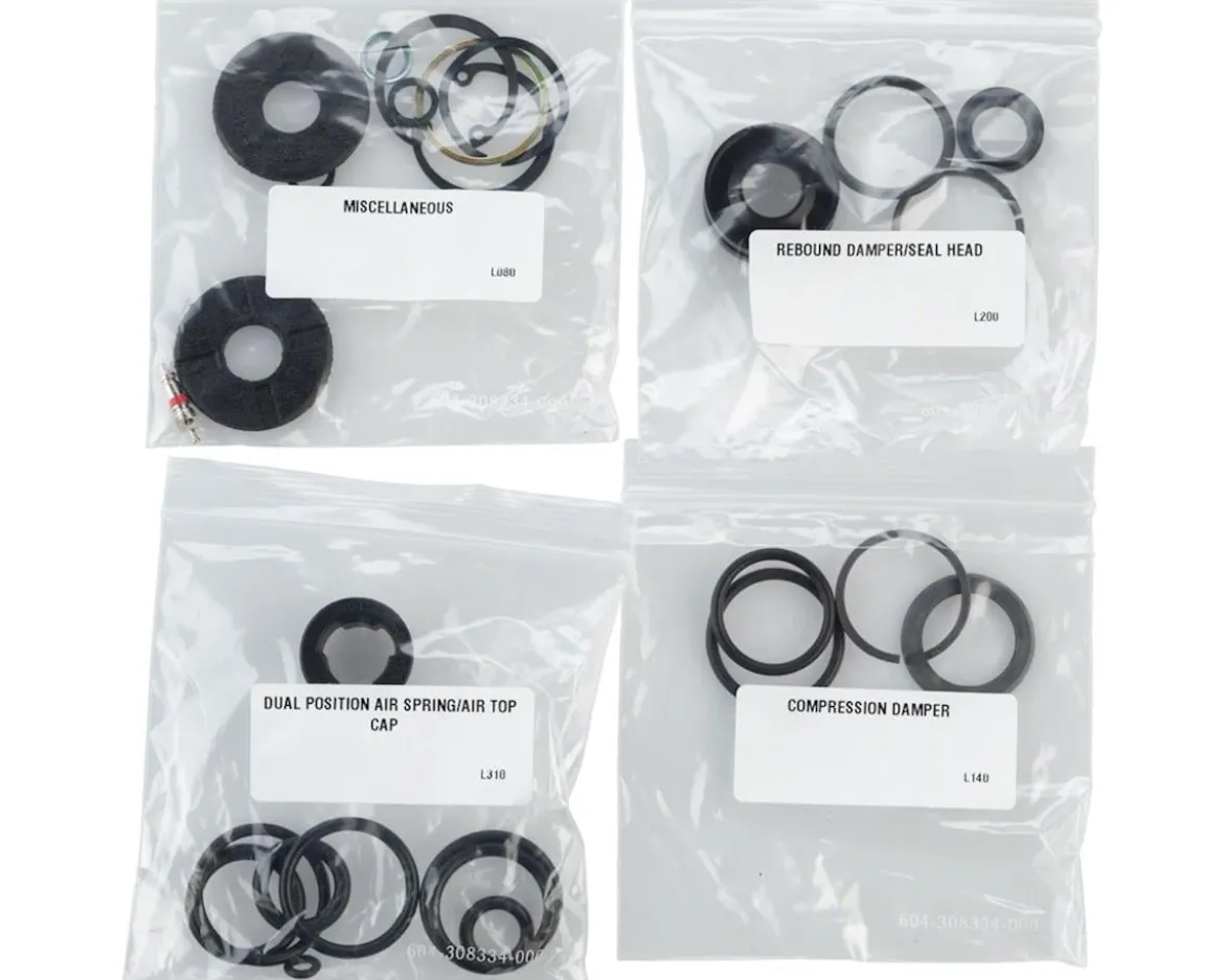 RockShox Full Service Kit (Dual Position Air/Motion Control DNA) (For 2012 Revelation New) (Dual Wing Adjuster Knob)