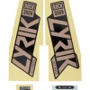 RockShox Lyrik Ultimate Decal Kit (Matte Copper for Gloss Black Lowers)