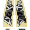 RockShox Lyrik Ultimate Decal Kit (Gloss Polar for Gloss Black Lowers)