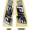 RockShox Pike Ultimate Decal Kit (Gloss Polar for Gloss Black Lowers)