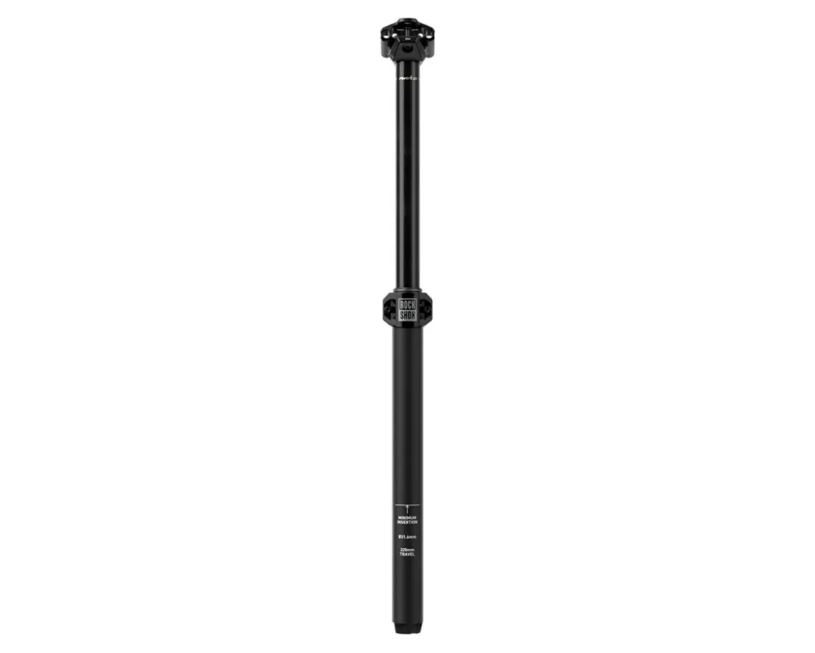 RockShox Reverb AXS Dropper Seatpost (Black) (30.9mm) (348mm) (100mm) (B1) (Wireless) (Remote Sold Separately)