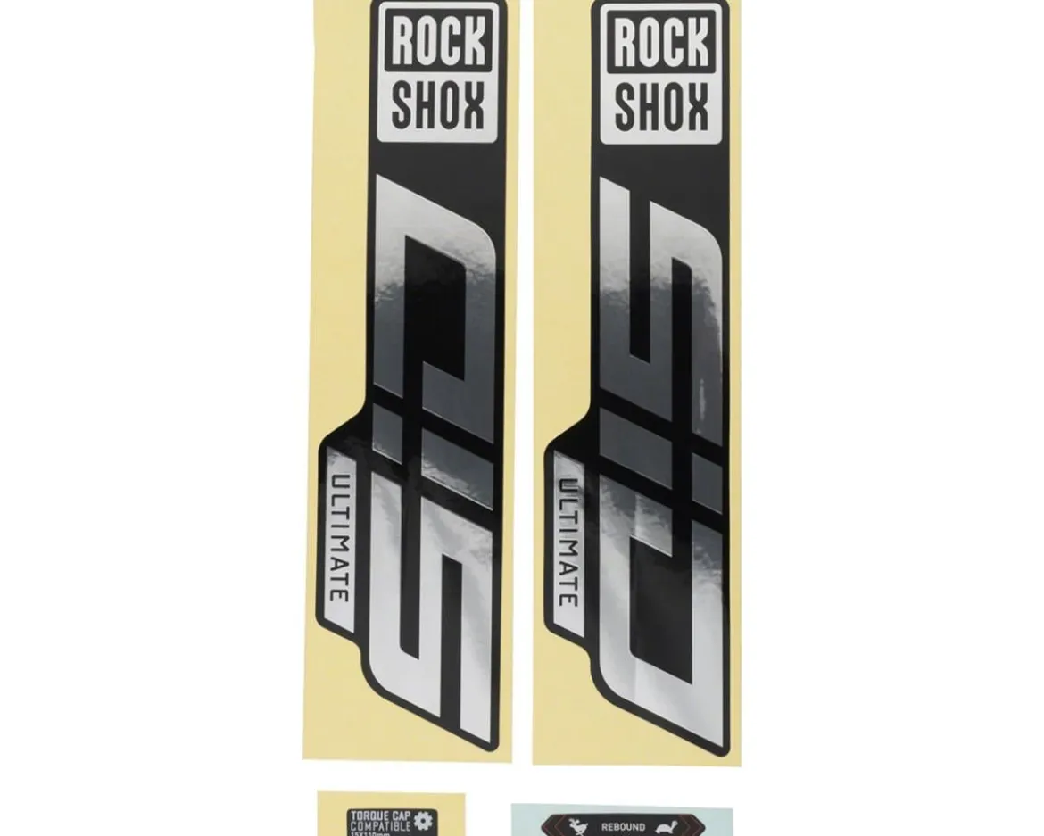 RockShox SID 35 Ultimate Decal Kit (Gloss Rainbow Foil for Gloss Black Lowers) (27.5"/29")