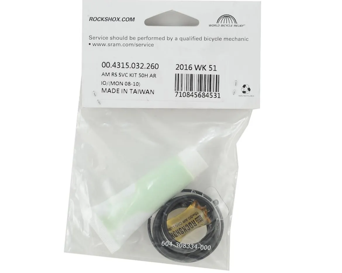RockShox Basic Air Can Service Kit (2008-2010 Ario/Monarch)