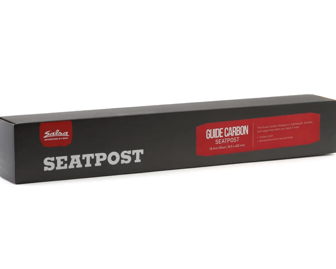 Salsa Guide Carbon Seatpost (Black) (31.6mm) (400mm) (18mm Offset)