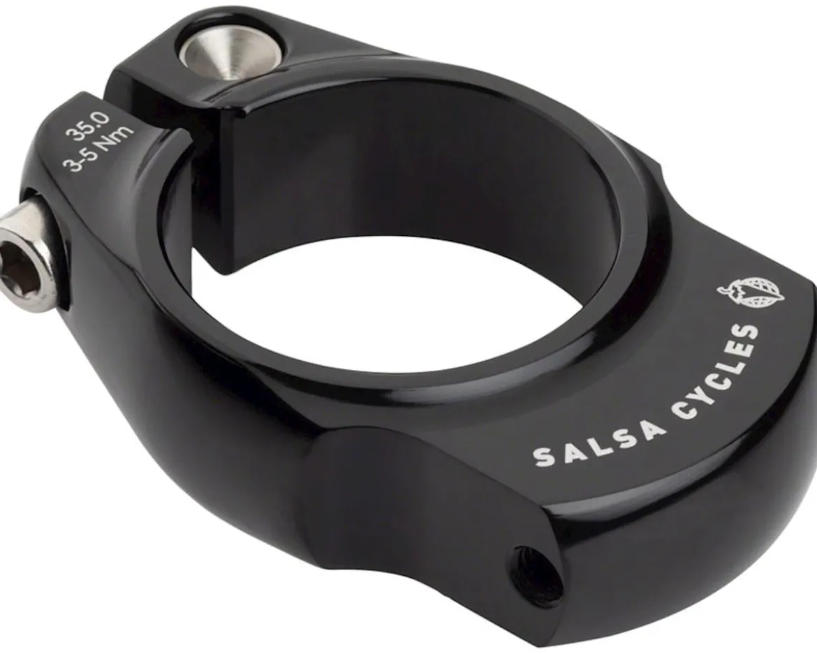 Salsa Rack-Lock Seat Collar (Black) (35.0mm)