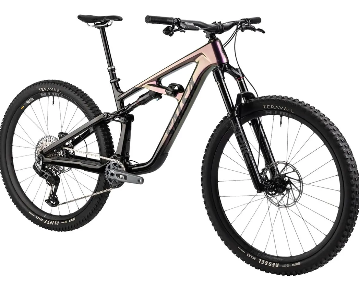 Salsa Blackthorn 125 C GX AXS Transmission Mountain Bike (Black/Pearl Orchid) (L)