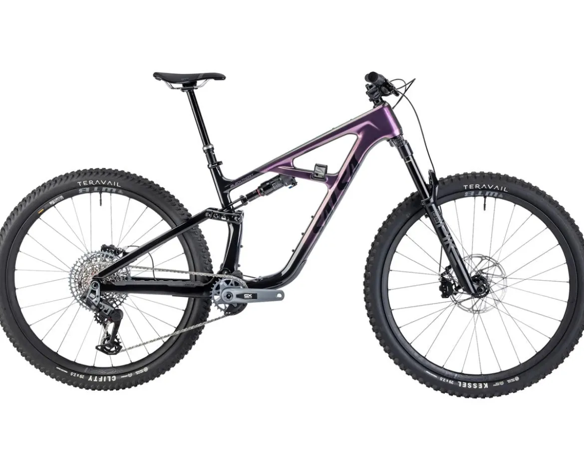 Salsa Blackthorn 125 C GX AXS Transmission Mountain Bike (Black/Pearl Orchid) (L)