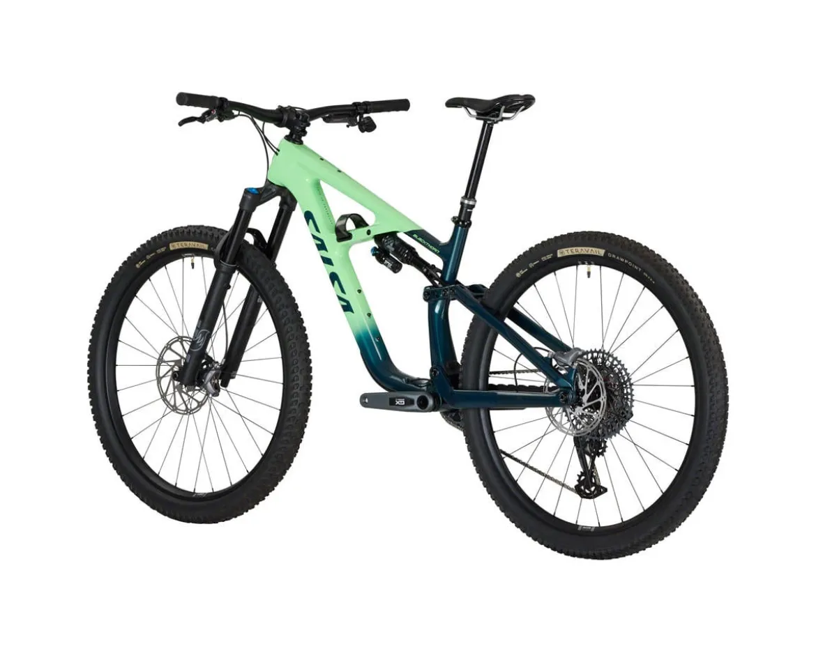 Salsa Blackthorn 125 C GX AXS Transmission Mountain Bike (Slate/Citrus) (M)