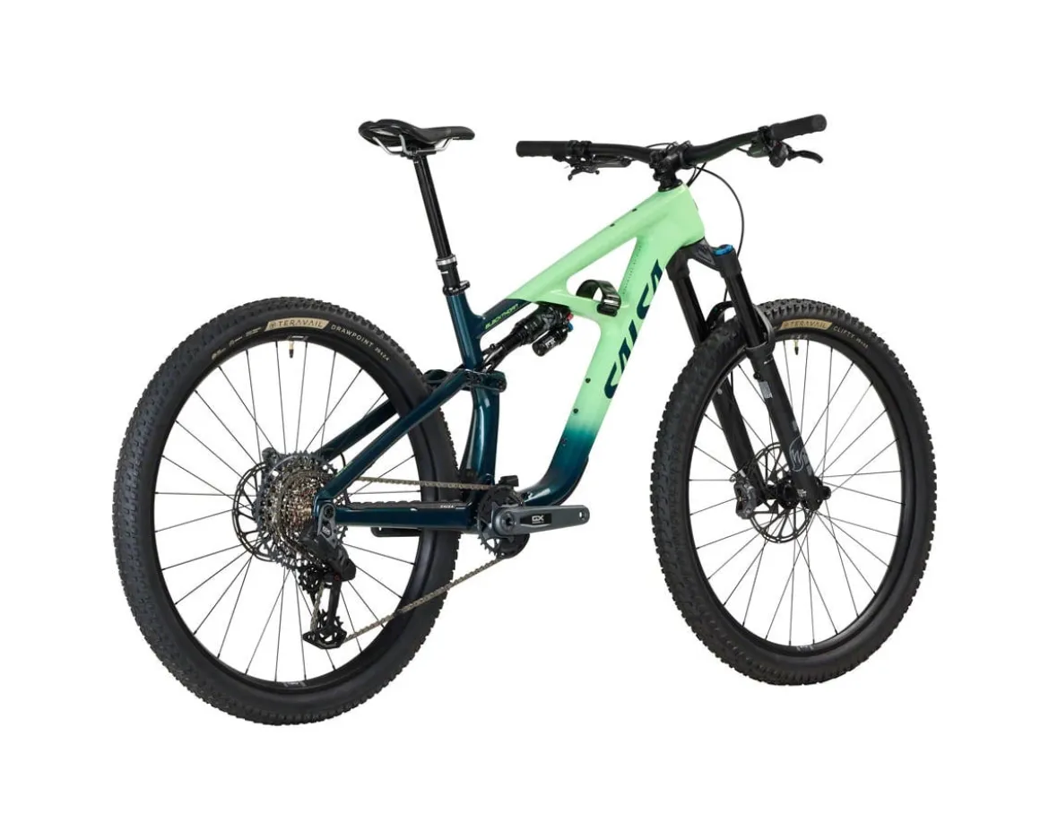 Salsa Blackthorn 125 C GX AXS Transmission Mountain Bike (Slate/Citrus) (M)