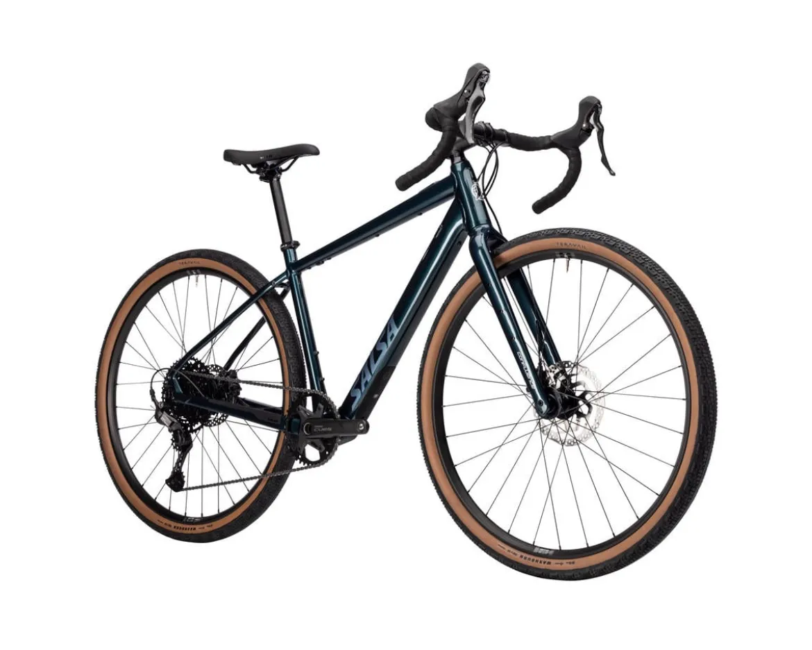 Salsa Confluence Drop Bar Gravel E-Bike (Midnight Blue) (49cm) (Shimano Cues) (1 x 10-Speed)