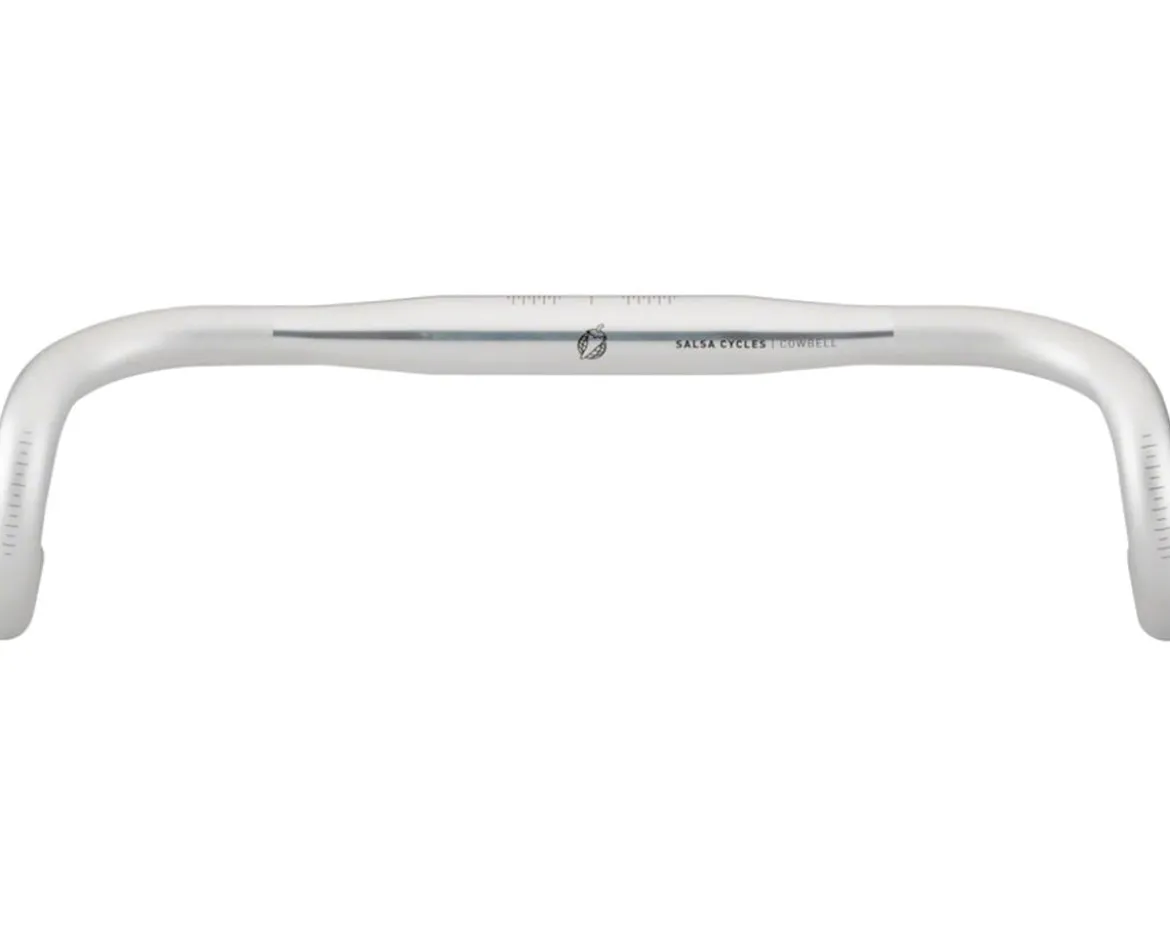 Salsa Cowbell Deluxe Drop Handlebar (Silver) (31.8mm) (46cm) (12° Flare)