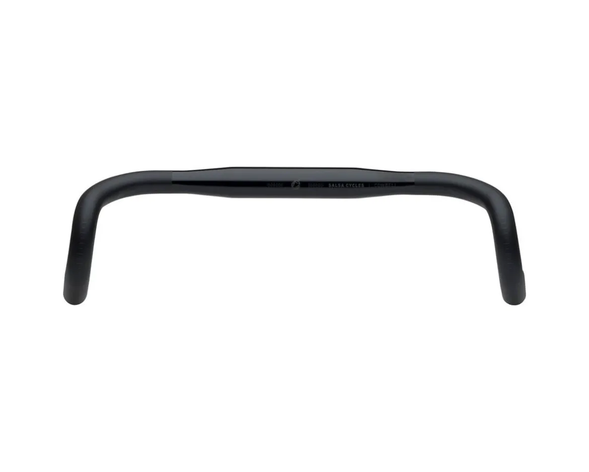 Salsa Cowbell Deluxe Drop Handlebar (Black) (31.8mm) (42cm) (12° Flare)
