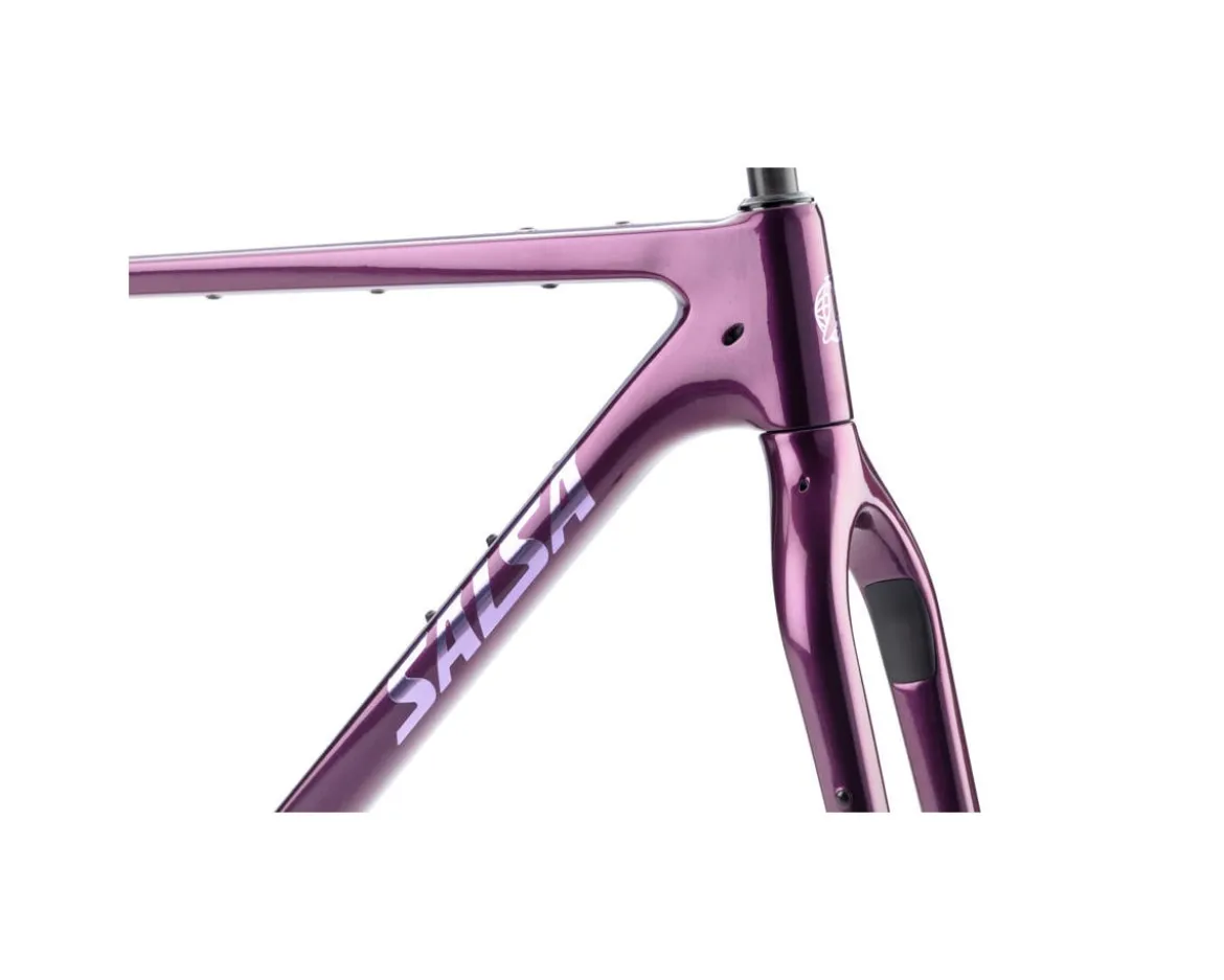 Salsa Cutthroat C Carbon Frameset (Deep Orchid) (56cm)