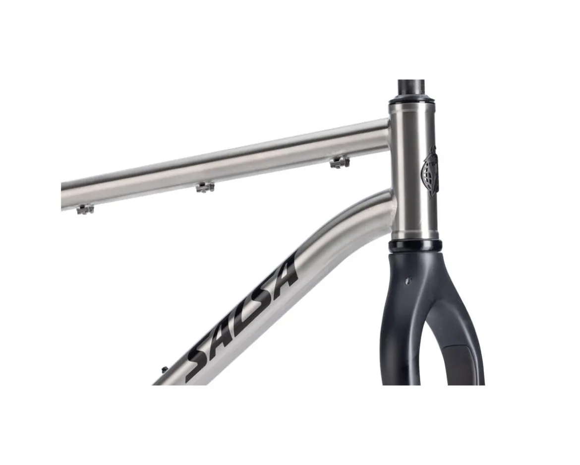 Salsa Fargo Ti Frameset (Brushed Titanium) (M)