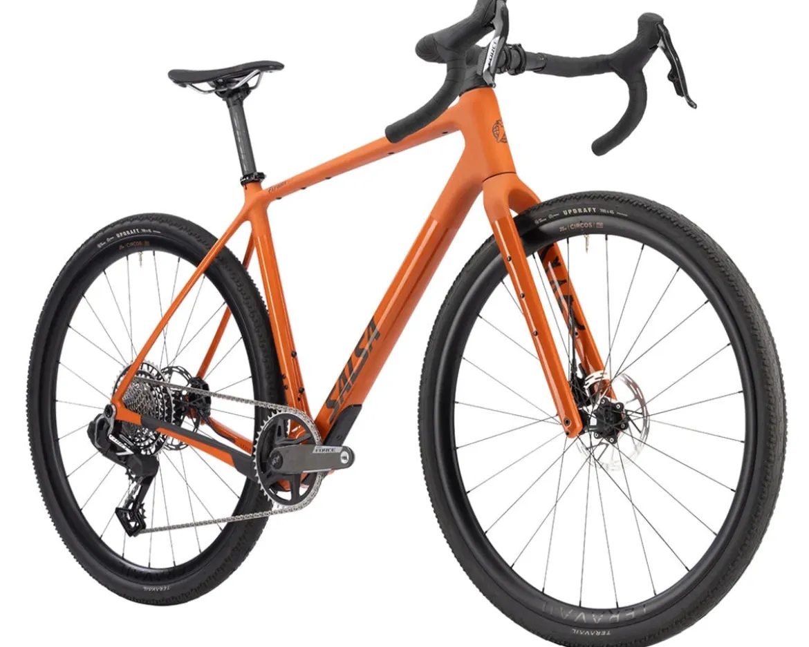 Salsa Flyway C DLX Force XPLR AXS Gravel Bike (Amber) (M/L)