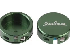 Salsa Lock-On Collars (Dark Green) (Closed-End) (Pair)