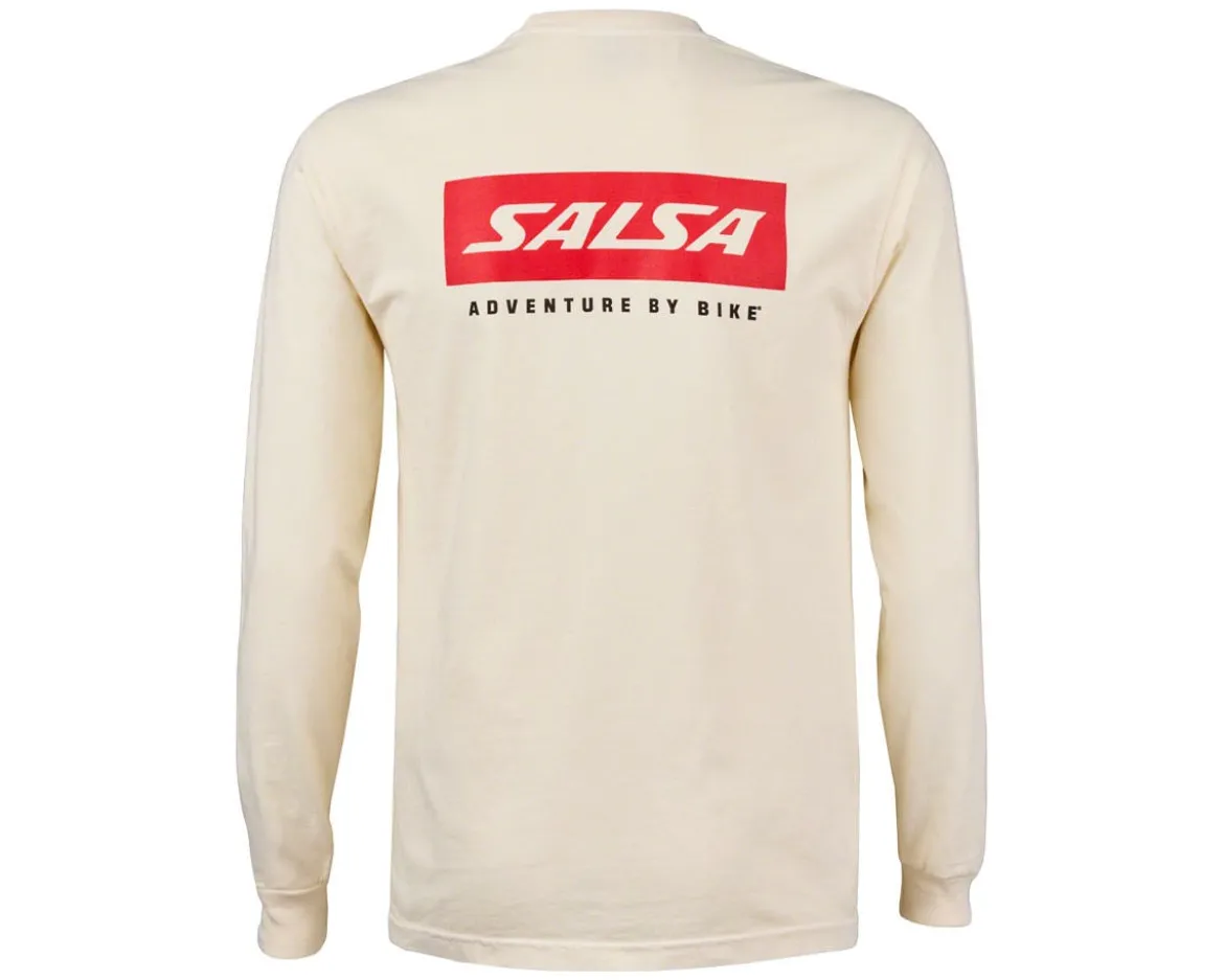 Salsa Logo Long Sleeve T-Shirt (Ivory) (2XL)