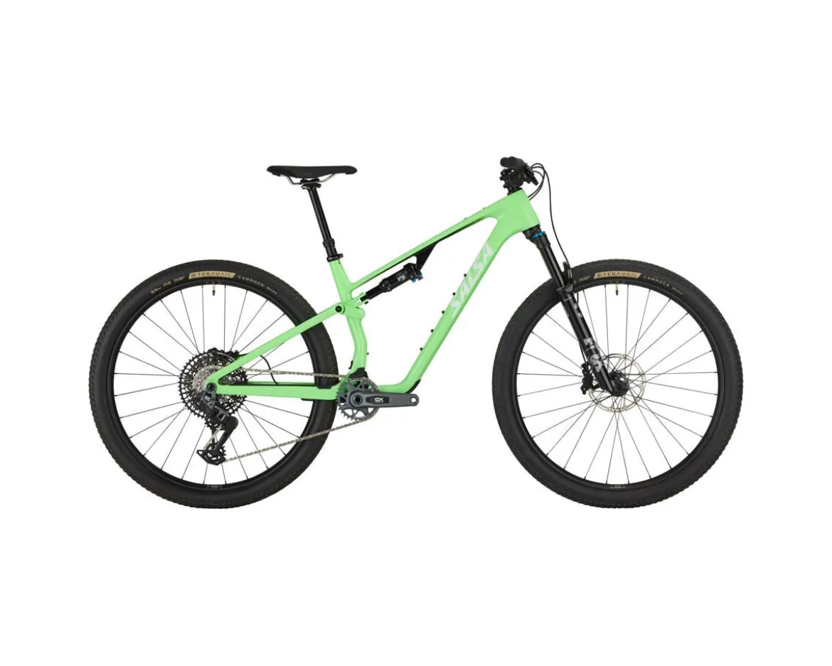 Salsa Spearfish C Deluxe GX AXS Transmission Mountain Bike (Citrus Green) (XL)