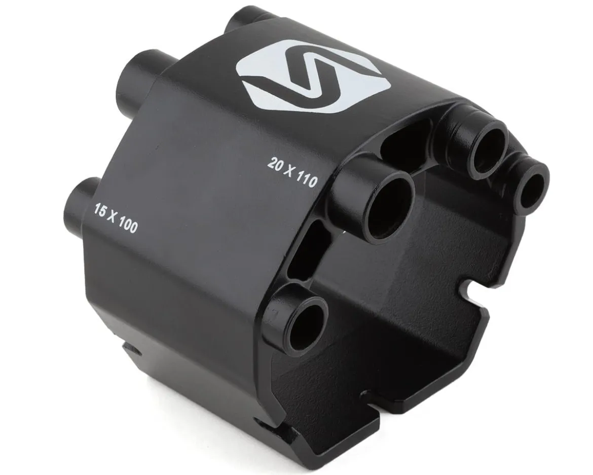 Saris Axle Traps for Thru-Axle Forks (Black)
