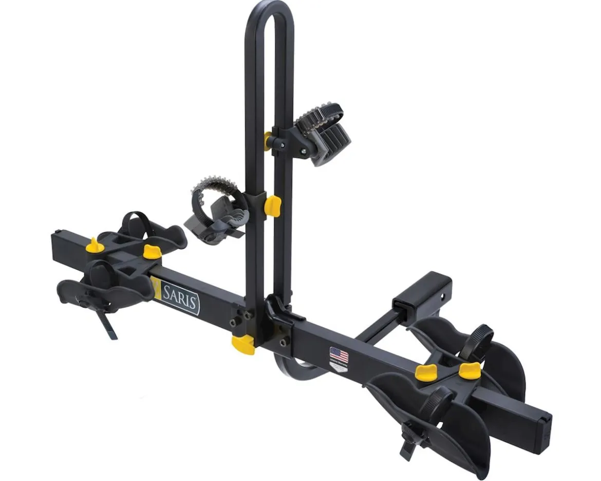 Saris Freedom Tray Hitch Rack (Black) (2 Bikes) (1.25 & 2" Receiver)