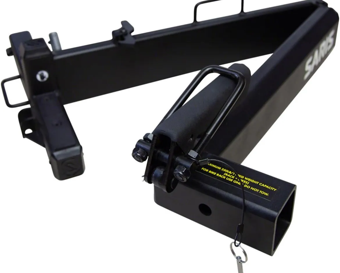 Saris Swing Away Hitch Rack Adapter (Black) (2" Receiver)