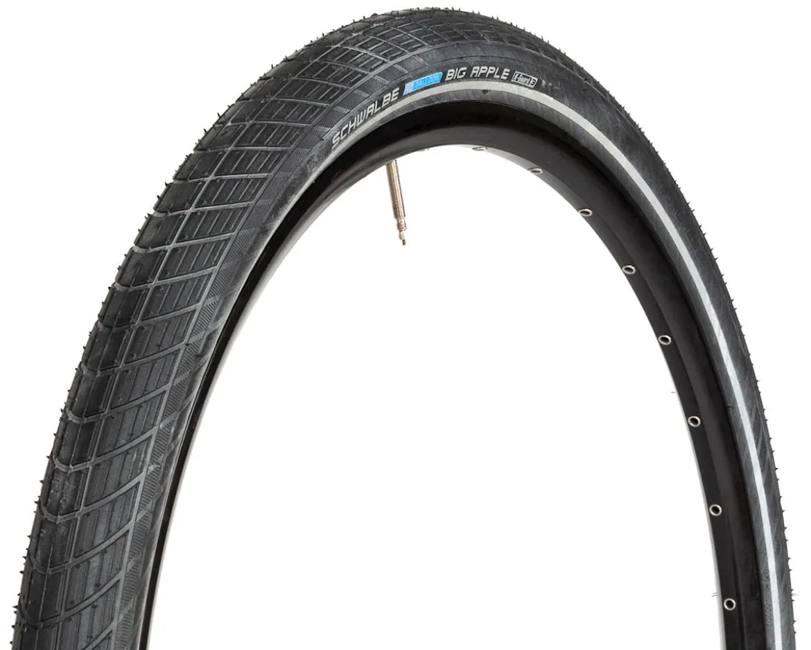 Schwalbe Big Apple Kevlar Guard Tire (Black) (700c) (50mm) (Wire)