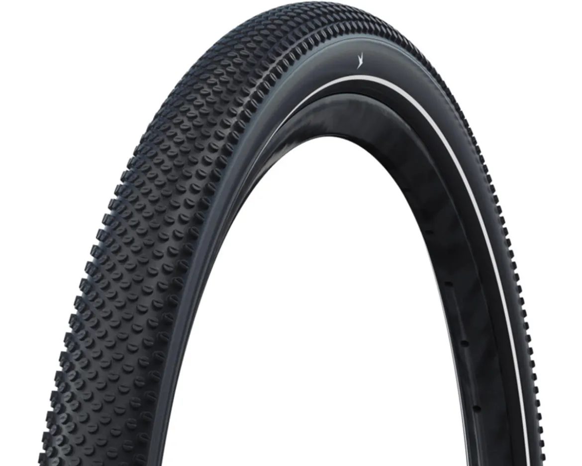 Schwalbe G-One Allround Tubeless Gravel Tire (Black/Reflex) (700c) (57mm) (Addix Green/RaceGuard) (Performance Line)