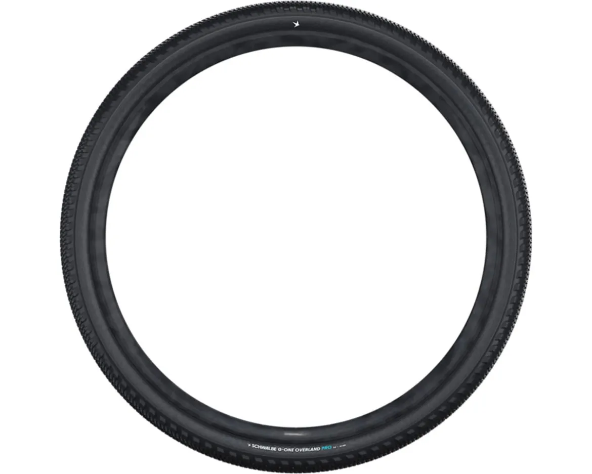 Schwalbe G-One Overland Pro Tubeless Gravel Tire (Black) (700c) (40mm) (ADDIX SpeedGrip/Evolution)