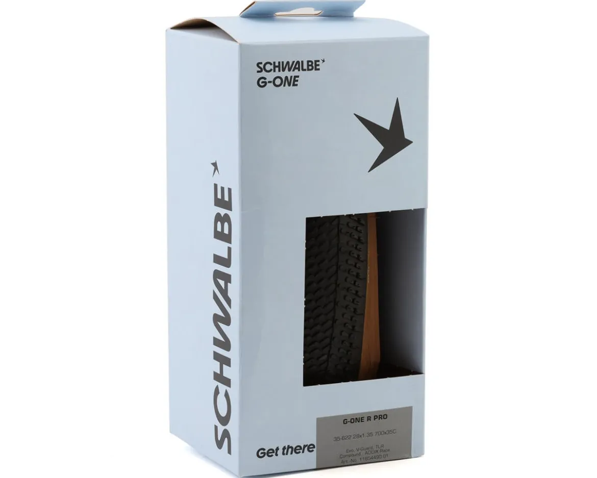 Schwalbe G-One R Pro Tubeless Gravel Tire (Transparent) (700c) (35mm) (Addix Race/PRO) (Evolution)