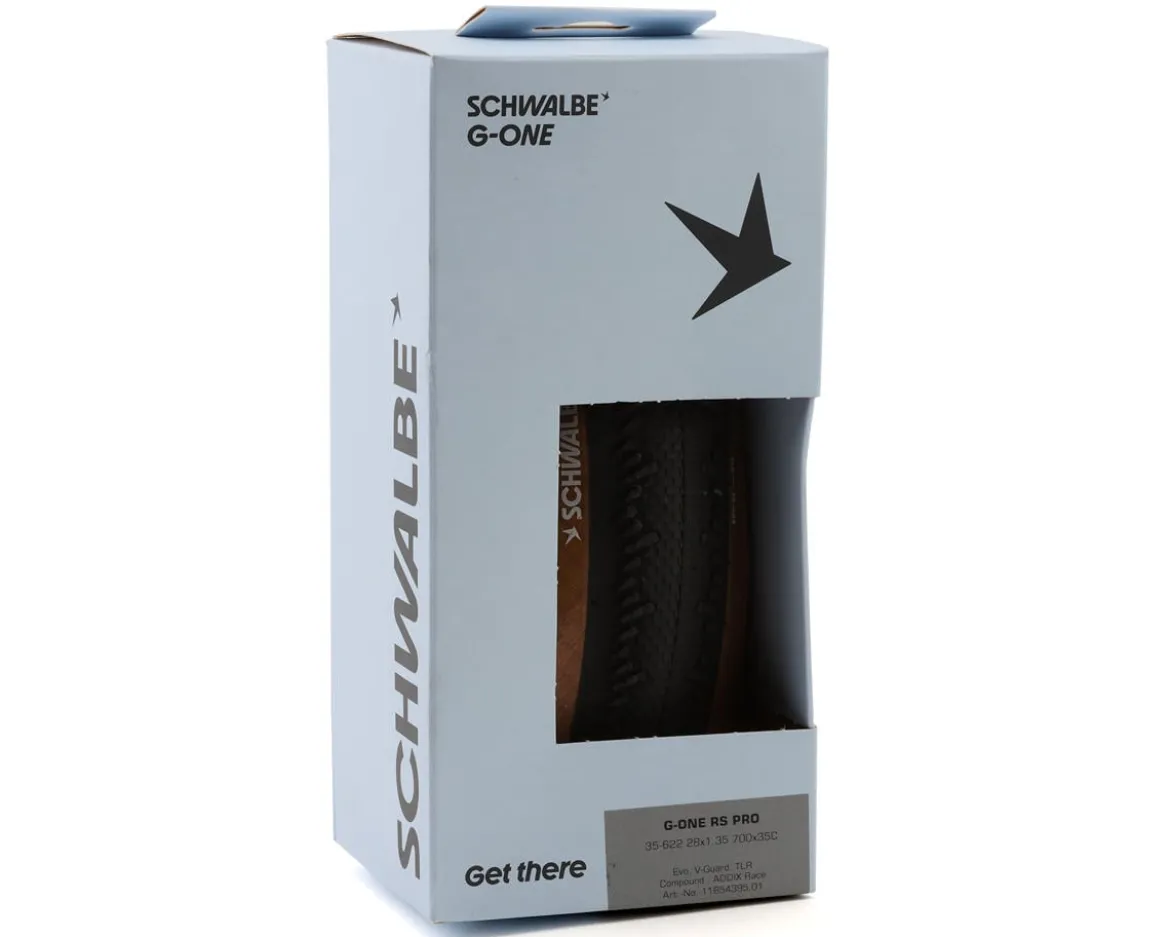 Schwalbe G-One RS PRO Tubeless Gravel Tire (Transparent) (700c) (35mm) (Addix Race/V-Guard)