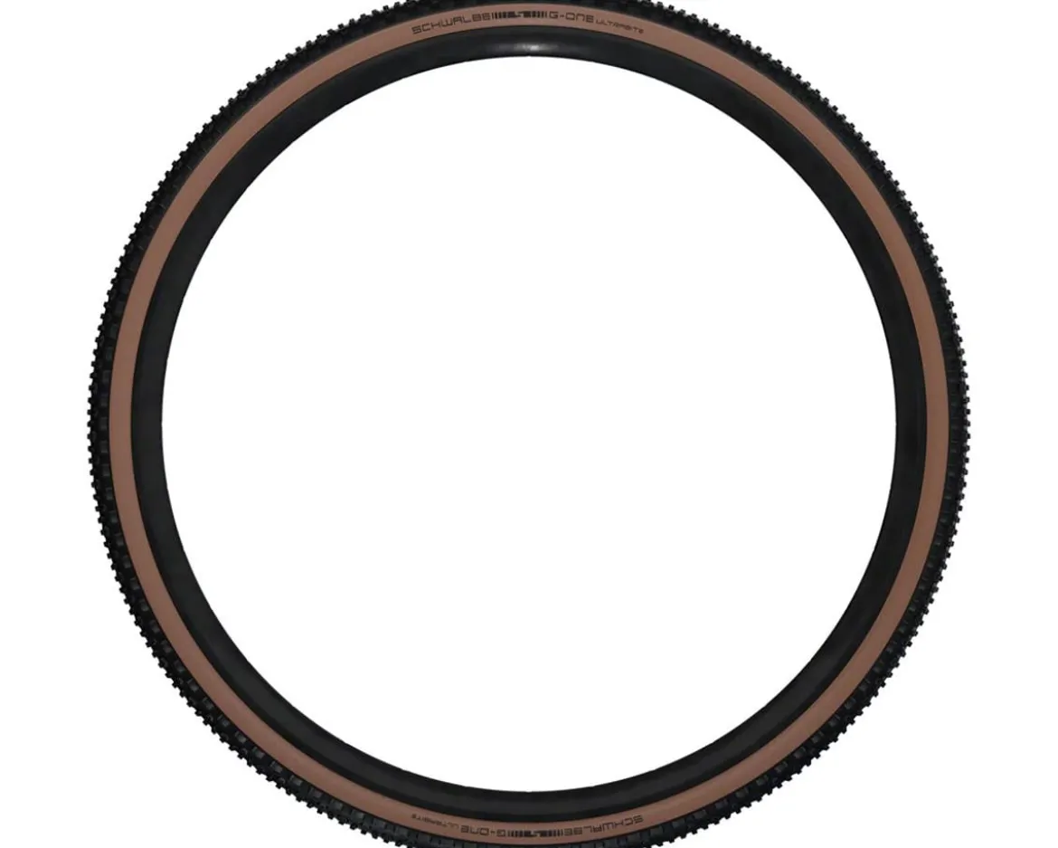 Schwalbe G-One Ultrabite Tubeless Gravel Tire (Bronze Sidewall) (700c) (40mm) (Addix/RaceGuard) (Performance Line)