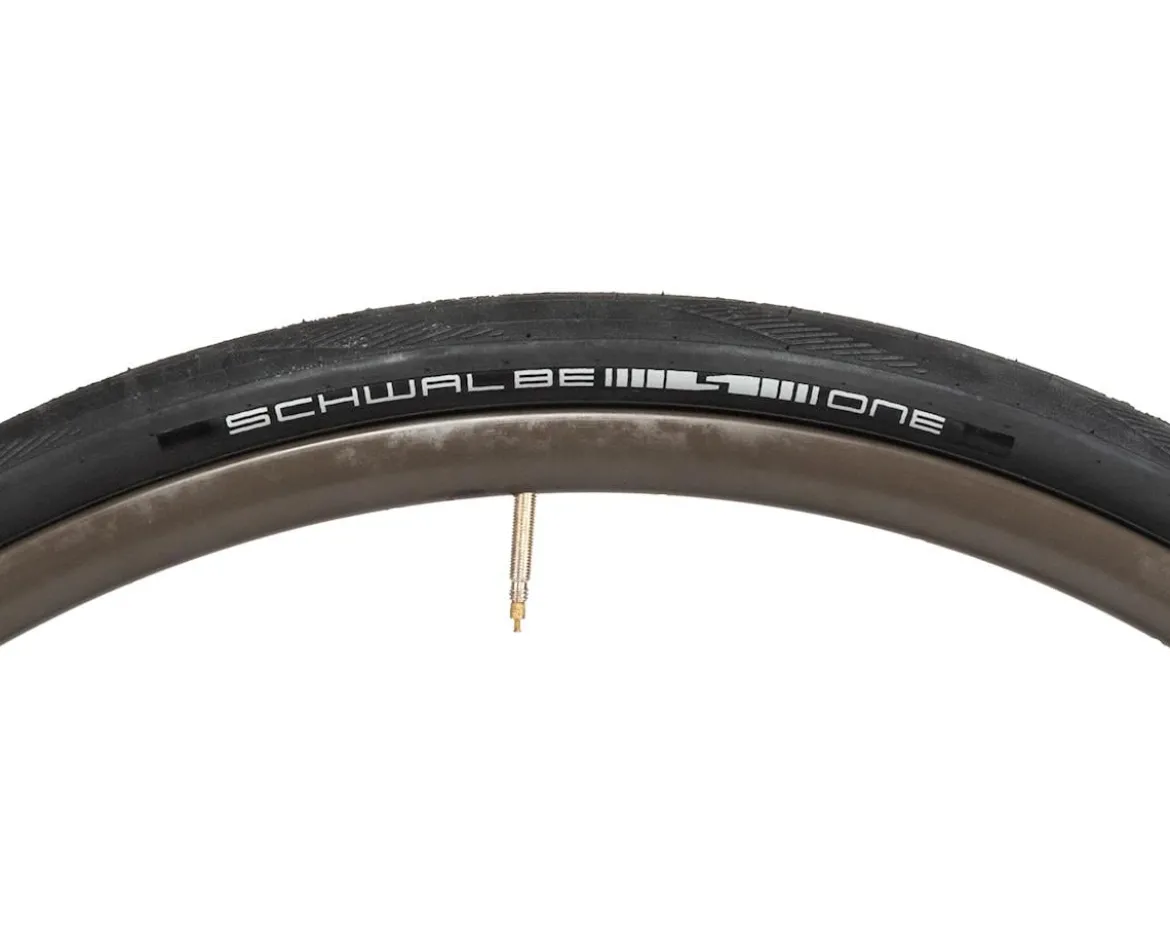 Schwalbe One Tubeless Road Tire (Black) (700c) (30mm) (Addix/RaceGuard) (Performance Line)