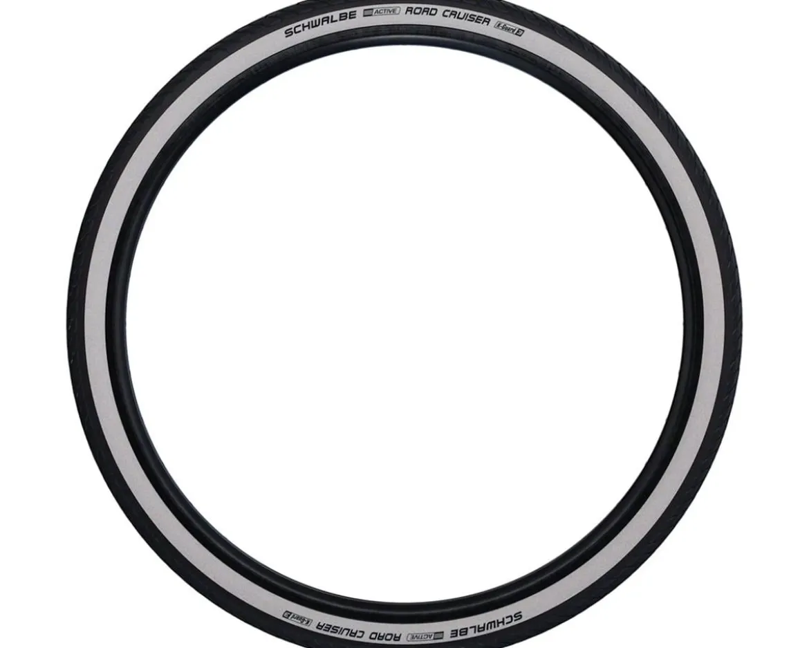 Schwalbe Road Cruiser Tire (Whitewall/Black) (26") (1.75") (Wire Bead) (Green/K-Guard)